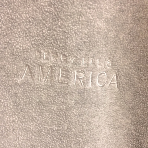 Mens Grey Light Fleece Zip Jacket - Picture 7 of 7